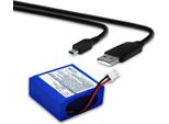 Subtel, Batteria Per Terminale Di Pagamento / Pos Compatibile Con Safescan 155-S, LB-105, 155I, 145Ix, 112-0410 (10.8V, 700Mah) + Cavo Usb