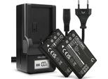 Cellonic, Batteria Per Fotocamera, Compatibile Con Samsung SLB-1037, Digimax V800, SLB-1137, V700 (3.7V, 1180Mah) 2 Pezzi + Caricabatterie