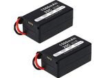 Subtel, Batteria Per Telecomandi Compatibile Con Parrot Ar.Drone 1.0, Ar.Drone 2.0, Ar.Drone 2.0 Elite Edition (1500Mah, 11.1V) 2X