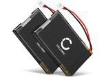 Cellonic, Batteria Per Cuffie Compatibile Con Sena SMH5, SMH-5 (350Mah, 3.7V) 2X Batteria Di Ricambio ICP40/25/40P