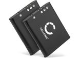 Cellonic, Batteria Per Fotocamera, Compatibile Con Sony Cyber-Shot DSC-W180, DSC-W370, DSC-S750 (3.7V, 770Mah) 2 Pezzi