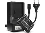 Cellonic, Batteria Per Fotocamera, Compatibile Con Panasonic Lumix DMC-GF2, DMC-G3, DMW-BLD10 (7.2V, 900Mah) 2 Pezzi + Caricabatterie