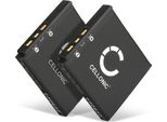 Cellonic, Batteria Per Fotocamera, Compatibile Con Medion MD86063, MD86390, MD86288, Life X47006 (3.7V, 700Mah) 2 Pezzi