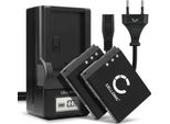 Cellonic, Batteria Per Fotocamera, Compatibile Con Sony Cyber-Shot DSC-T200, DSC-G3, NP-BD1 (3.7V, 600Mah) 2 Pezzi + Caricabatterie