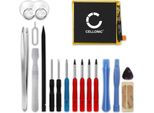Cellonic Set Batteria Di Ricambio V636468P 4100Mah + Cacciaviti E Strumenti Compatibile Con Blackview BV8000 Sostituzione Per Smartphone