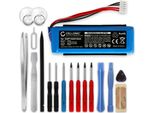 Cellonic, Batteria Per Altoparlante Compatibile Con Jbl Charge 3 (6000Mah, 3.7V) + Set Di Strumento Batteria Di Ricambio GSP1029102A