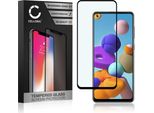 Vetro Temperato 9H Cellonic Compatibile Con Samsung Galaxy A21S (SM-A217) (3D Full Cover 9H, Screen Protector Glass Pellicola Protettiva Per Telefono Smartphone