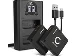 Cellonic, Batteria Per Fotocamera, Compatibile Con Panasonic DMW-BLG10E, Lumix DMC-TZ80, DMC-TZ100 (7.4V, 730Mah) 2 Pezzi + Doppio Caricabatterie