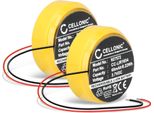 Cellonic, Batteria Per Cuffie Compatibile Con Bose Soundsport Wireless, Soundsport Pulse (60Mah, 3.7V) 2X Batteria Di Ricambio CP1654, LIR1654
