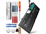 Subtel Batteria Di Ricambio Per Macbook Pro 13 Unibody - A1278 - Mid 2009 / Mid 2010 / Early 2011 / Late 2011 / Mid2012 5200Mah Laptop Battery A1322/020-6547-A/661-5229/661-5557 + Set Di Strumento Per Pc Portatile Notebook