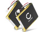 Cellonic, Batteria Per Cuffie Compatibile Con Sennheiser Pxc 550, Mb 660 (650Mah, 3.7V) 2X Batteria Di Ricambio AHB413645PCT