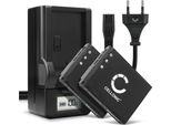 Cellonic, Batteria Per Fotocamera, Compatibile Con Sony Cyber-Shot DSC-P150, DSC-P200, DSC-P100 (3.7V, 1000Mah) 2 Pezzi + Caricabatterie