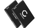 Cellonic 2X Batteria AK-F220 Compatibile Con Emporia Flipbasic Ricambio Da 1150Mah Sostituzione Per Smartphone Telefono Cellulare