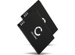 Cellonic 2X Batteria AK-V25 Compatibile Con Emporia Pure / Emporia Euphoria Ricambio Da 1050Mah Sostituzione Per Smartphone Telefono Cellulare