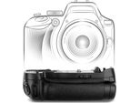 Cellonic Impugnatura MB-D17 Compatibile Con Battery Grip Per Fotocamera Fotografia Verticale Multifunzione Portabatterie EN-EL15