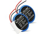 Cellonic, Batteria Per Smartwatch E Braccialetto Fitness Compatibile Con Garmin Approach S2, Forerunner 110, Approach S3 (200Mah, 3.7V) 2X Batteria Di Ricambio 361-00047-00 361-00064-00