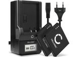 Cellonic, Batteria Per Fotocamera, Compatibile Con Canon Ixus 130, Powershot SD600, Ixy Digital 65 (3.7V, 850Mah) 2 Pezzi + Caricabatterie