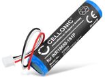 Cellonic, Batteria Per Rasoio Compatibile Con Theradome INR18650-1S1P, LH80 Pro, LH40 (3.7V, 2600Mah)