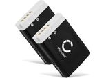 Cellonic, Batteria Per Fotocamera, Compatibile Con Canon Powershot G5 X Mark Ii, G9 X, SX740 Hs (3.7V, 1250Mah) 2 Pezzi