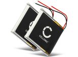 Cellonic, Batteria Per Cuffie Compatibile Con Plantronics Voyager Focus B825, Voyager Focus B825-M (360Mah, 3.7V) 2X Batteria Di Ricambio AHB403029