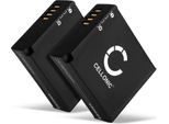 Cellonic, Batteria Per Fotocamera Compatibile Con Panasonic DMW-BLG10E, Lumix DC-TZ90, DMC-GX80 (7.4V, 980Mah) 2 Pezzi