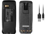 Cellonic, Batteria Per Ricetrasmettitore Compatibile Con Motorola XPR6380, Mototrbo DP3600, DR3000 (7.4V, 3350Mah)