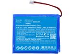 Cellonic, Batteria Per Ricetrasmettitore Compatibile Con Stabo ICP083448, Freecomm 850 (3.7V, 2000Mah)