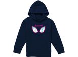 Spider-Man - Felpa Con Cappuccio Per Bambini, Pullover TV24118 (116) (Navy)