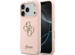 Etui Guess Silicone Big 4G Script Do Iphone 17 Pro RóżOwy