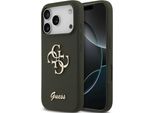 Etui Guess Silicone Big 4G Script Do Iphone 17 Pro Max Khaki