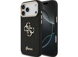 Etui Guess Fixed Glitter Big 4G Metal Frame Do Iphone 17 Pro Max Czarny
