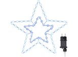 Vidaxl Stella Di Natale Con 72 Led Bianco Freddo 51,5 X 50 X 0,65 Cm In Ferro