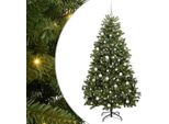Vidaxl Albero Di Natale Artificiale Verde 180 Cm In Pvc E Metallo