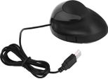Mouse Verticale Usb A Filo Da 1600DPI Mouse Da Gioco Ergonomico Con Poggiapolsi Per Pc Laptop Nero