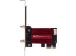 7260AC Pro Pcie Wifi Card 1200Mbps 2.4G 5G Dual Band BT4.0 Pcie Wireless Network Card Con 2 10Dbi Gain Per Windows 7 8 10 11