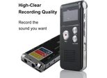 Registratore Vocale Digitale Dispositivo Di Registrazione Audio Con Microfono Di Riproduzione Lettore Di Canzoni Registratore A Nastro Portatile Per Conferenze, Riunioni E Interviste