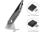 PR-06 2.4Ghz Wireless Optical Touch-Pen Mouse 800/1200/1600DPI Penna Mouse Senza Fili Con Funzione Stilo Scrittura A Mano Topi Ergonomici Per Pc Laptop Computer