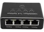 Splitter Ethernet Da 1 A 4 1000Mbps Ad Alta Velocità Internet Splitter Lan Splitter Ethernet Switch Network Splitter Per Cavi Cat 6 7 8