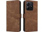 Custodia Rfid Per Portafoglio Xiaomi Redmi Note 14 5G Marrone
