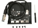 Pcie A Usb 3.0 Pannello Frontale Pc 4 Porte 5Gbps Pcie Usb Adapter Supporto Hot Swap 3,5 Pollici USB3.0 Pannello Frontale Per Windows