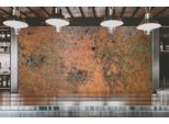 Copperandcraft, Alzatina Da Cucina In Rame 80X50 Cm, Pannello Murale In Metallo Realizzato A Mano, Decorazione Da Parete, Rivestimento Murale Cucina,