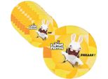 8 Piatti Di Carta Raving Rabbids 23 Cm -