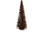Clayre & Eef Decorazione Natalizia Figura Albero Di Natale Ø 20X50 Cm Legno Marrone