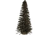 Clayre & Eef Decorazione Natalizia Figura Albero Di Natale Ø 17X30 Cm Legno Verde
