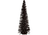 Clayre & Eef Decorazione Natalizia Figura Albero Di Natale Ø 20X50 Cm Legno Marrone