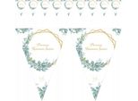 Comunione Ghirlanda Decorazione Banner Bandiere Santa Comunione Boho Foglie Eucalipto