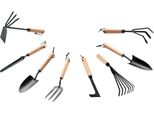 Set Da 8 Pezzi: Zappa, Pala X3, Rastrello, Chele, Coltello