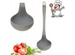 Mestolo In Silicone 30X9Cm Cucchiaio Da Minestra Per Composta E Salsa Mestolo