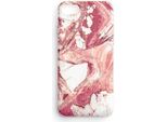 Wozinsky Marble ŻElowe Etui Pokrowiec Marmur Iphone 13 RóżOwy