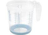Keeeper 1049168015500 Keeeper Brocca Dosatrice "Massimo"", 1,0 L, Bianco / Blu Nordico"